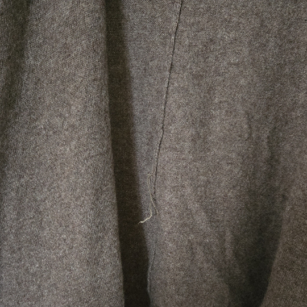 Ply Cashmere Cozy Brown Poncho - Picture 6 of 7